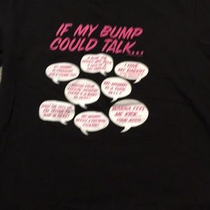 Maternity shirt from Spencer’s One size fits most